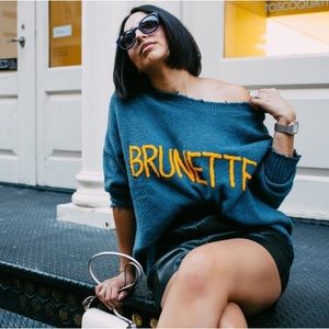 Zara Brunette Knit Sweater